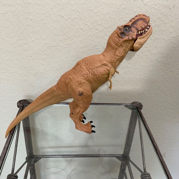 2015 Jurassic World Chomping T-Rex 16” Tyrannosaurus Rex Dinosaur Toy - Picture 3 of 10